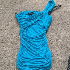 Bebe one shoulder tank